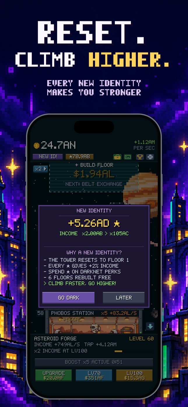 Hacker Tower: managers and boosts